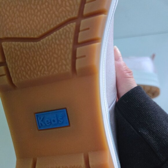 Keds Mary Jane Satin Sneaker Shoe Rose Hook And Loop Closure Size 8.5 - Picture 10 of 13